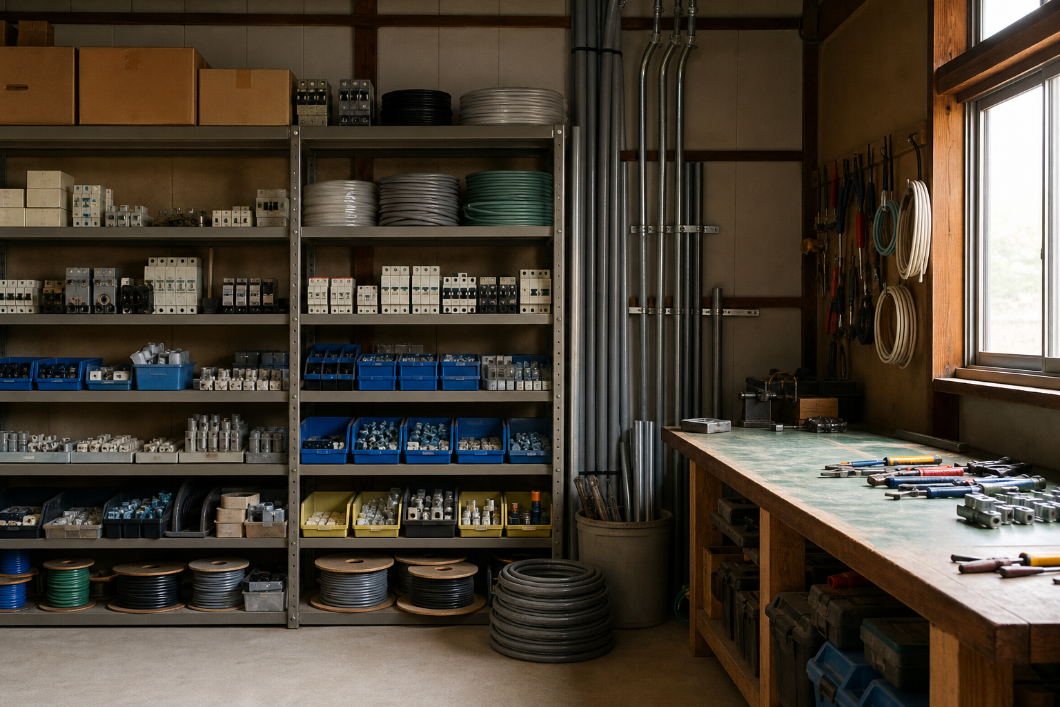 東方電工所の施工シーン